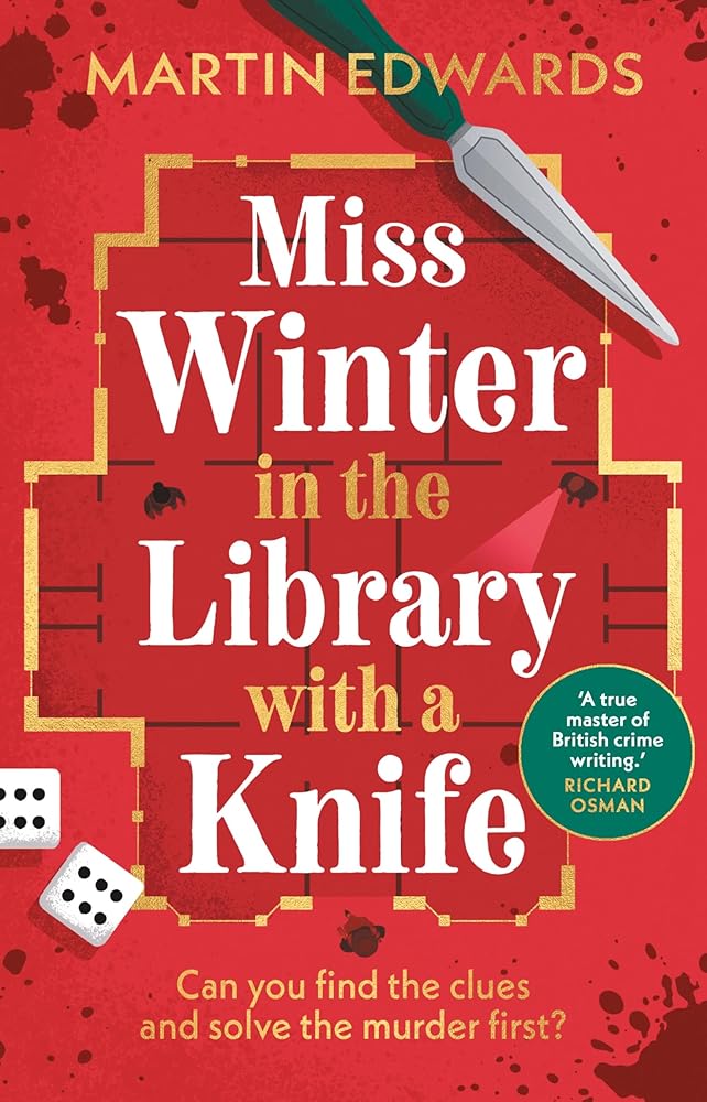 Miss Winter in the Library with a Knife: a twisty murder mystery set in a snowbound manor house, the perfect read for winter in 2025 cover image